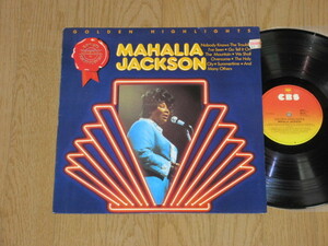 USA盤☆MAHALIA JACKSON/GOLDEN HIGHLIGHTS（輸入盤）/マヘリア・ジャクソン