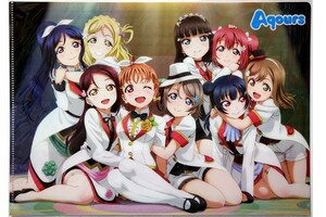 ラブライブ！サンシャイン!!　セブンイレブン　限定　クリアファイル　Aqours　Love Live! Sunshine!!