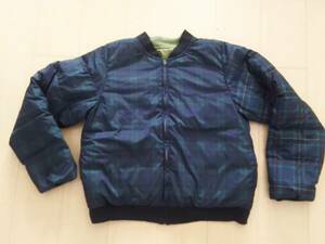 *** As Know As * blouson * reversible * down * new goods unused ***