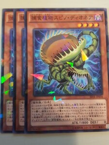 遊戯王 捕食植物スピノ・ディオネア パラレル 三枚