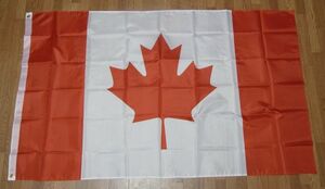 ★送料無料★【特大フラッグ★90x150cm】世界の国旗★カナダ★Canada★メイプルリーフ★一葉旗★バンクーバー★ナイアガラの滝／fg-666