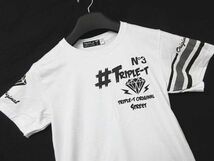 【送料無料】【新品】TRIPPLE T トリプルT 半袖Tシャツ ゴリラ ドンキー HIP-HOP ギャングスタイル 白 M 送料164円■L17992-180315-40-3_画像4