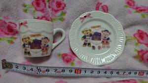  Disney si- Suite Duffy Daffy Mini cup & plate unused Shellie May jelato-ni Stella Roo 