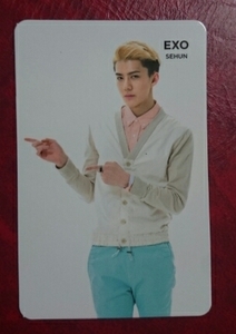 EXO セフン COEX artium トレカ 即決 トレーディングカード SeHun SMTOWN EXO-K フォトカード