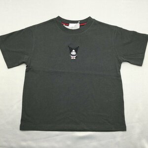 [ free shipping ][ new goods ]Kaepa Junior short sleeves T-shirt ( cotton 100% Kuromi black mi) 150 dark gray *311101