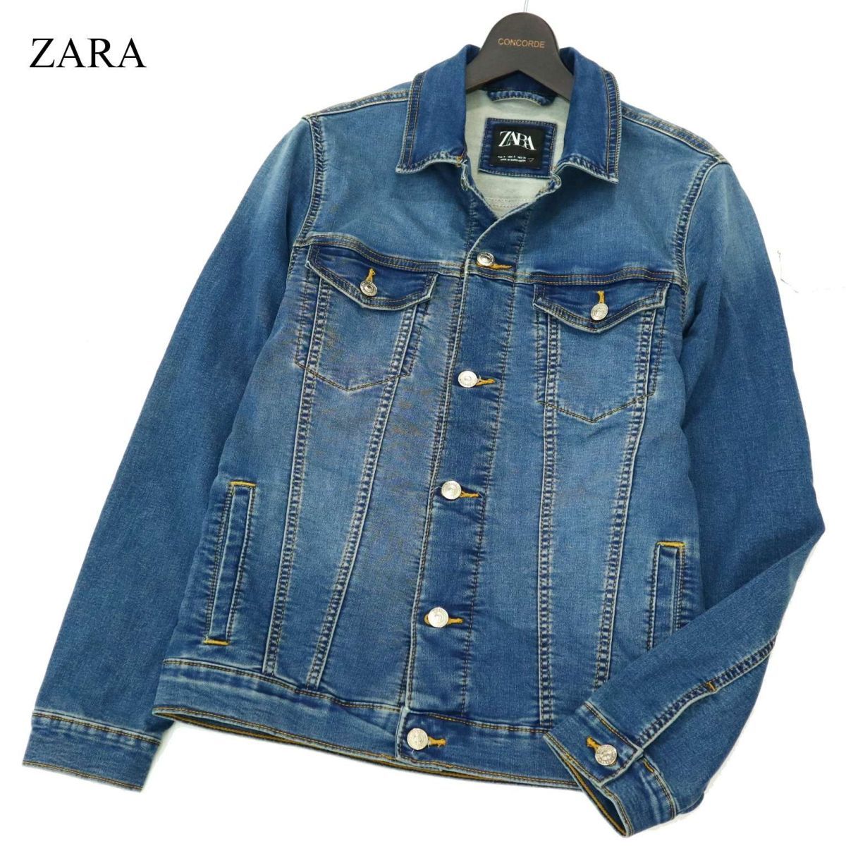 2023年最新】Yahoo!オークション -zara デニムジャケット メンズの中古