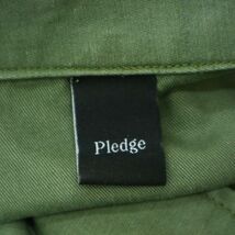 Pledge プレッジ 通年 ペイント&リペア加工★ ミリタリー ワーク シャツ ジャケット Sz.46　メンズ 日本製　A3T02141_3#C_画像5