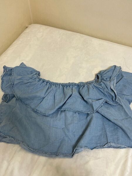 ZARA トップス オフショルダー オフショル 丈短め