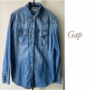 Gap Dungaree shirt / Denim shirt long sleeve shirt 