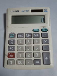 CASIO カシオ 電卓　MW-10ET