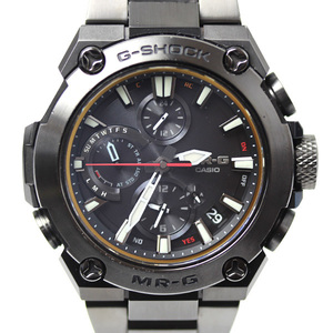 CASIO Casio G-SHOCKji- shock radio wave wristwatch solar MRG-B1000B-1AJR men's used 