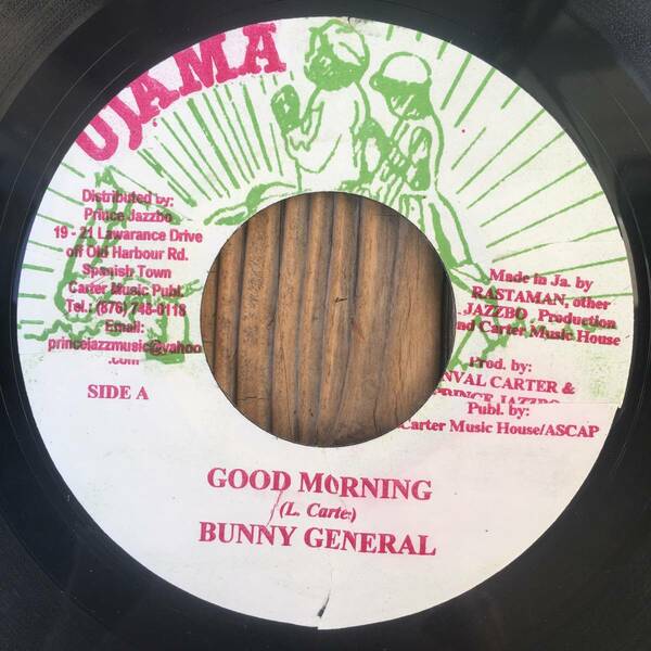 ★送料込み！ド渋！ Sound Killa！BAM BAM riddim！Nitty Gritty/Good Morning Teacher【Bunny General - Good Morning】7inch Ujama JA