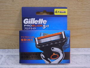 ◎K/559●【未使用品】ジレット Gillette☆T字カミソリ用替刃 4個組☆プログライド PROGLIDE 5+1