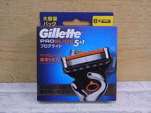 ◎K/561●【未使用品】ジレット Gillette☆T字カミソリ用替刃 8個組☆プログライド PROGLIDE 5+1