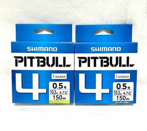 激安釣具 シマノ／SHIMANO　PITBULL ＰＬ-Ｍ５４Ｒ　ピットブル４　peライン 150ｍ巻　号 2個セット　釣り