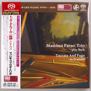 (未開封 SACD) Massimo Farao Trio 『トッカータとフーガニ短調～プレイ・バッハ』 国内盤 VHGD-325 マッシモ・ファラオ・トリオ / Venus