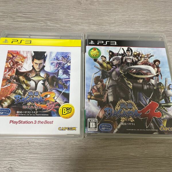 セット【PS3】 戦国BASARA3 宴 [PS3 the Best］、戦国BASARA4 [通常版］