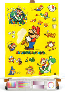 [Delivery Free]1990s～ Super Mario World Sticker　スーパーマリオワールドステッカー[tagCard]