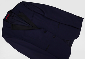  новый товар 107,000 иен Hugo Boss ga Velo tailored jacket smo- King мужской M размер 90 темный темно-синий 36L формальный 46 тонкий L черный 