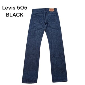 Levis 505　ブラックデニム　ジーンズ　古着　リーバイス　日本製