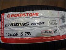 大特価! 送料無料 中古 RMPレーシング 15インチ 5.0J +45 4H 100 新品 ROADSTONE ロードストーン EUROVIS ユーロビズ HP02 165/55R15 4本 2_画像10