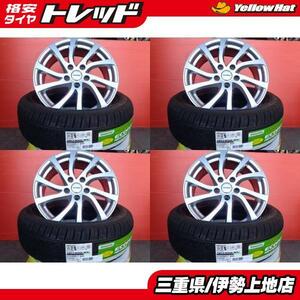 送料無料 215/60R17 ブリヂストン NH100 RV + ラ・ストラーダ イプシロン 17インチ 6.5J +45 新品 タイヤ 中古 ホイール CH-R 伊勢