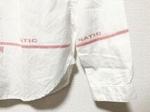 NATIC ナティック マリンユニフォーム バンドカラーシャツ S 白 美品 ナチュラル_画像4