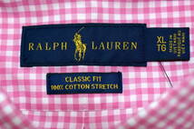 【新品】ラルフローレン ■ コットンチェックシャツ ■ メンズ XXL / US XL ■ ストレッチ ギンガムチェック POLO RALPH LAUREN 正規品_画像4