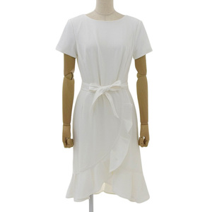  super-beauty goods Calvin Klein Calvin Klein One-piece dress white size 4 lady's 278205