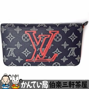 LOUIS　VUITTON【ルイヴィトン】ジッピー・オーガナイザー　M62931　モノグラム・インク　ラウンドファスナー　メンズ【中古】