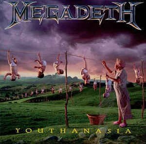 ＊中古CD MEGADETHメガデス/YOUTHANASIA 1994年作品国内盤ボーナストラック収録 デイヴ・ムスティン MD.45 ANTHRAX SLAYER METALLICA