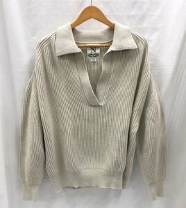 RNA cotton . Skipper sweater lady's M light gray ivory 23031602