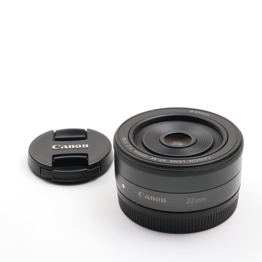 送料関税無料】 極美品❤️Canon EF-M 22mm F2 STM❤単焦点レンズ