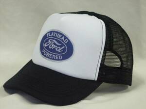 即決☆アメリカンメッシュcap FLATHEAD FORD 黒☆