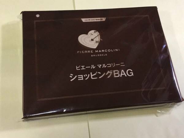 新品未使用★付録★GLOW グロー 2020年 3月号 付録　ピエール マルコリーニ ショッピングBAG