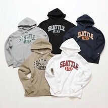 新品　チャンピオン　Champion スウェットパーカー フHoodie スウェットシャツ 22SS ベーシック ホワイト　サイズL_画像6