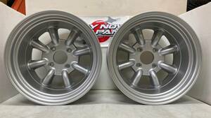 【在庫あり即納】RS Watanabe R TYPE 15x10J-25 4H-114.3 シルバーメタリック 15インチ ワタナベ アルミホイール 2本