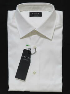 EPOCA UOMO エポカウォモ　高級長袖デザインドレスシャツ　48/L 24,200円 白