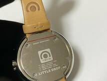 TACS タックス 腕時計 LITTLE DROP 茶革ベルト TS1301 展示未使用品　箱無_画像7