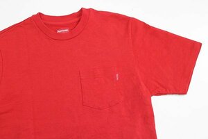 ★美品 Supreme ◆ ポケット Tシャツ レッド 赤 Mサイズ 半袖 カットソー ポケT シュプリーム ◆HY11