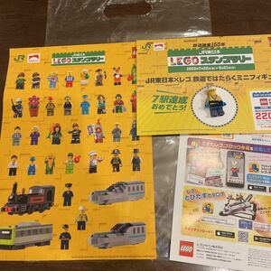 JR東日本　2022年開催　LEGO スタンプラリー　景品　JR東日本レゴ　オリジナルミニフィギュア　レゴブロック
