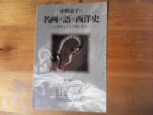 AA 　文藝春秋切り抜き　中野京子の名画が語る西洋史　何ゆえこんな怖い絵　蛇の共喰い　メドゥーサ東部　切り抜き2枚　2016年6月号