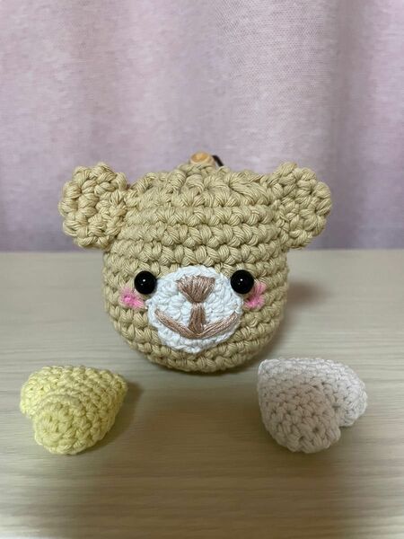 巾着 くまさん ハンドメイド