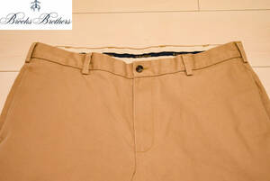 ブルックスブラザーズ コットン 100% チノ オールシーズン くるぶし丈 スラックス パンツ W36 L27 XL (H0030812)