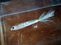 フローティングワカサギ当歳魚横向き　＃８　1本　5㎝　0.5ｇ　ワカサギ　カタクチ　イワシ　稚アユ稚魚_画像4