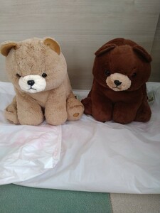 hi... non no soft toy BIG big 2 piece set .. bear 