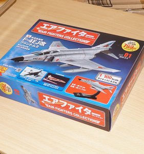 アシェット エアファイターコレクション vol.01 航空自衛隊 F-4EJ改ファントムⅡ 1/100 送料無料