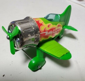 Винтажный приятель L Green Airplane, сделанный в Японии