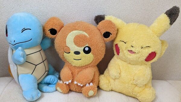 ポケットモンスター ポケモン ピカチュウ ヒメグマ ゼニガメ 3セット