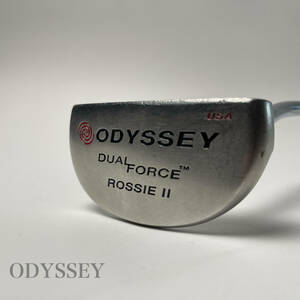 ODYSSEY オデッセイ DUAL FORCE ROSSIE II パター 右利き 右打ち マレット型 スチールシャフト USA ゴルフ 趣味 アウトドア 